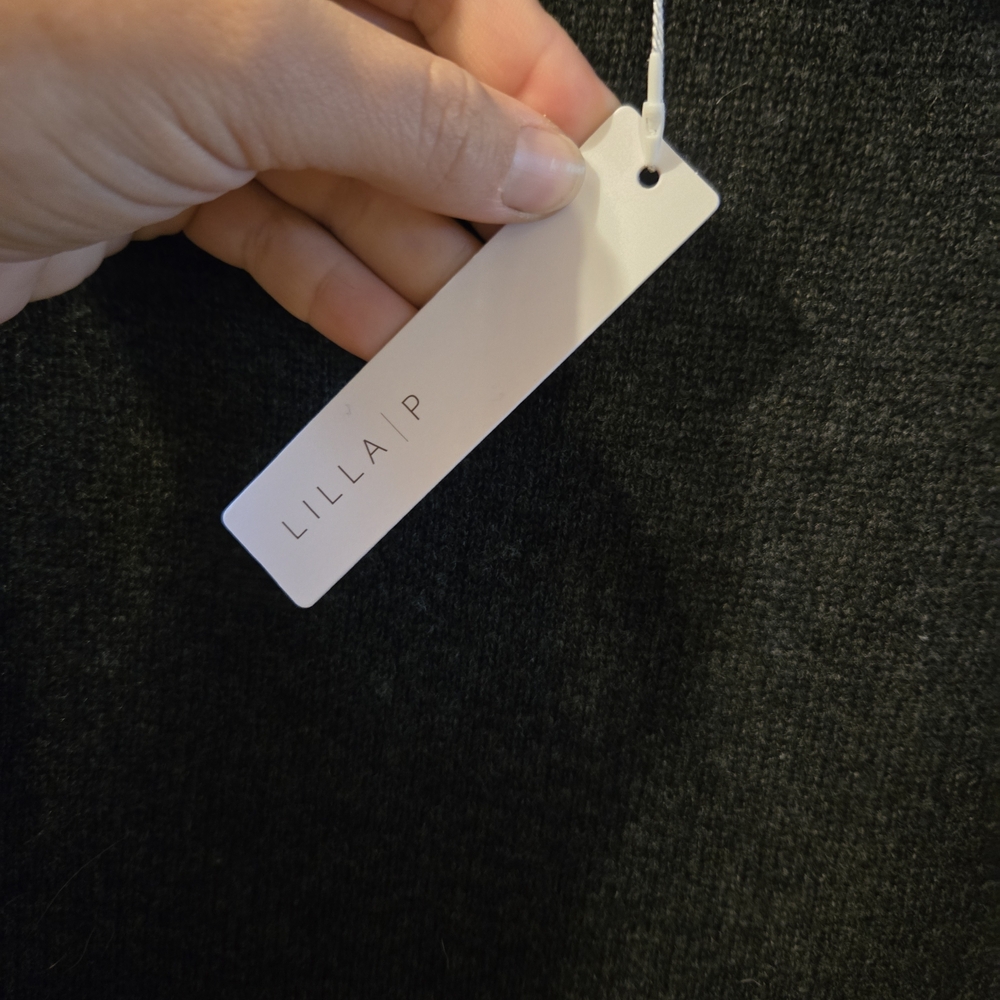 Lilla P Charcoal Knit Sweater - Picture 3 of 9